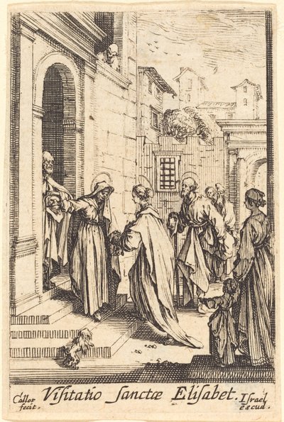 Visitationen, i eller efter 1630. af Jacques Callot