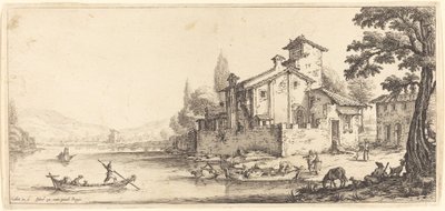 Gåturen ved vandet af Jacques Callot
