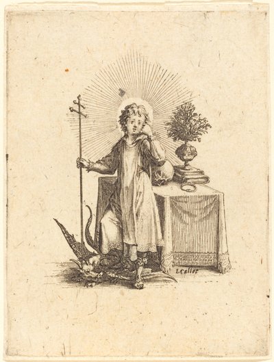 Den unge Jesus af Jacques Callot