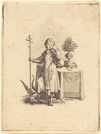 Den unge Jesus af Jacques Callot