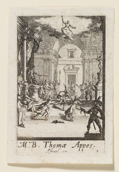 Apostlen Thomas (Thomas Appos.) af Jacques Callot