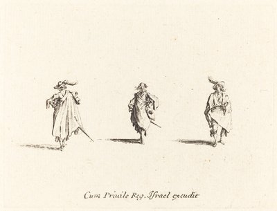 Tre herrer af Jacques Callot