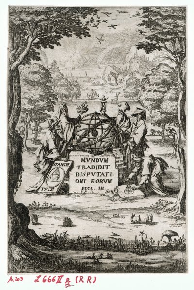 Titelblad til Sacra Cosmologia ... (kobberstik) af Jacques Callot