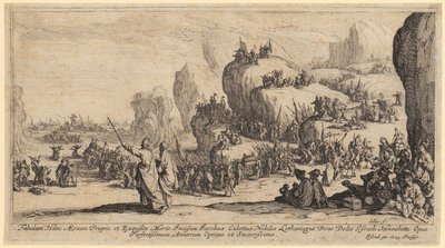 Tropper forlader deres skibe af Jacques Callot