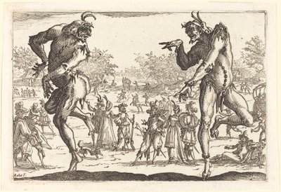 To Zanni af Jacques Callot
