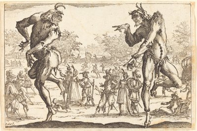 To Zanni af Jacques Callot