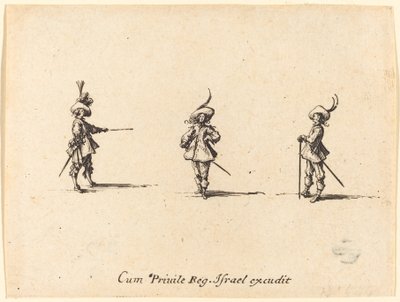 Ubevæbnet øvelse af Jacques Callot