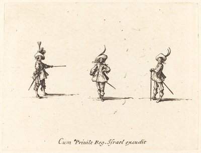 Ubevæbnet øvelse af Jacques Callot