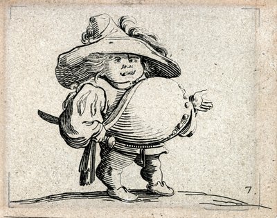 Varie Figure Gobbi ... (gravering) af Jacques Callot