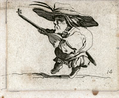 Varie Figure Gobbi ... (gravering) af Jacques Callot