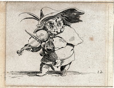 Varie Figure Gobbi ... (gravering) af Jacques Callot