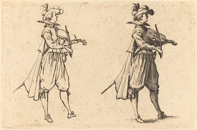 Violinist af Jacques Callot
