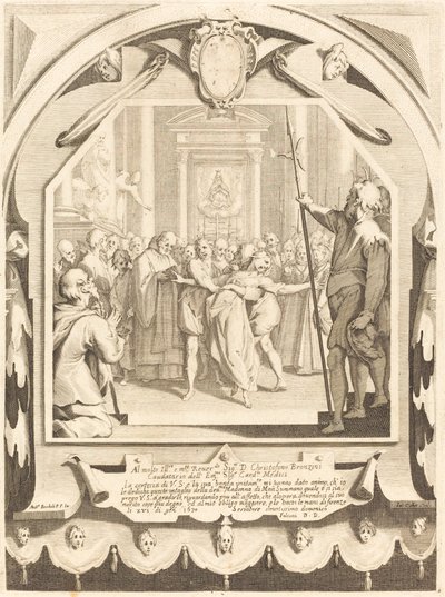 Den besatte af Jacques Callot after Andrea Boscoli