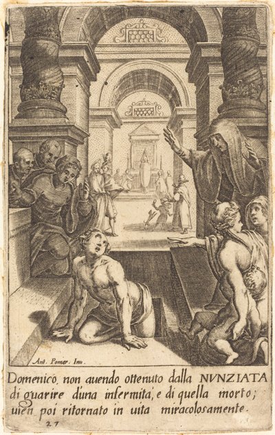 Domenico af Jacques Callot after Antonio Circignani