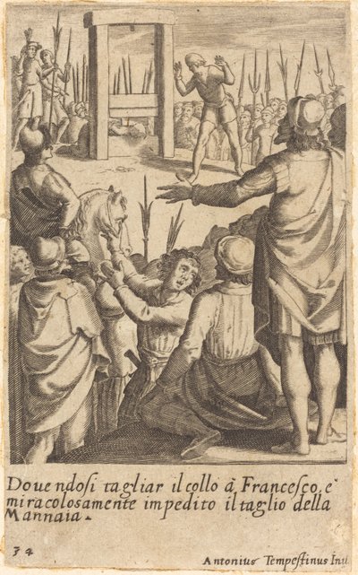 Francesco af Jacques Callot after Antonio Tempesta