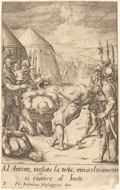 De afhuggede af Jacques Callot after Donato Mascagni