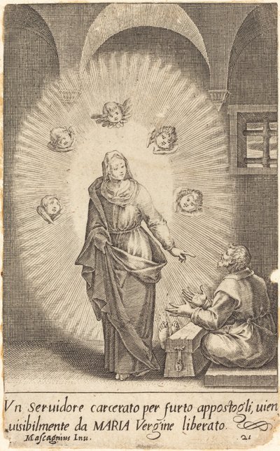 Den udleverede Tjener af Jacques Callot after Donato Mascagni
