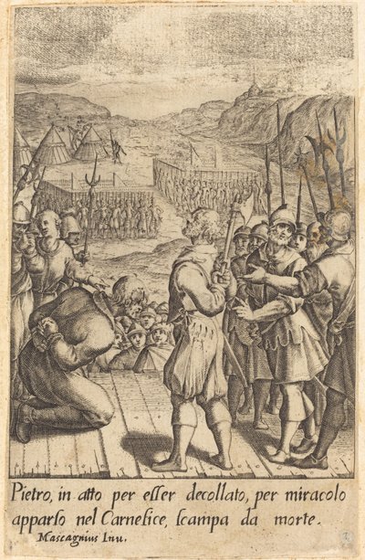 Bøddelen af Jacques Callot after Donato Mascagni