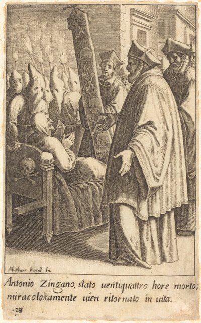 Antonio Zingano af Jacques Callot after Matteo Rosselli