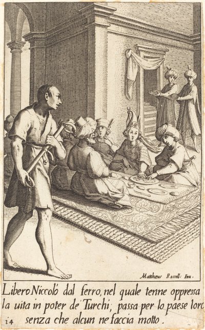 Niccolo af Jacques Callot after Matteo Rosselli