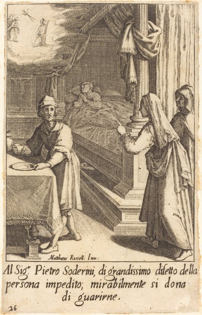 Pietro Soderini af Jacques Callot after Matteo Rosselli