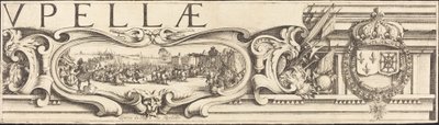 Belejringen af La Rochelle [plade 3 af 16; sæt omfatter 1952.8.97-112] af Jacques Callot and Abraham Bosse
