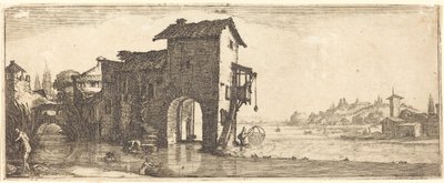 Vandmøllen af Jacques Callot or Follower of Jacques Callot