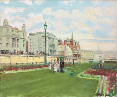 Brighton, 1929 af Jacques-Emile Blanche