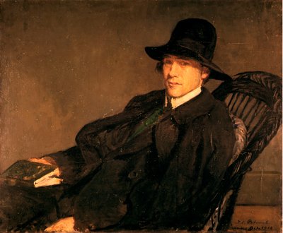 Portræt af Andre Gide 1869-1951, 1912. af Jacques Emile Blanche