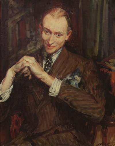 Portræt af J. Raulet af Jacques Emile Blanche
