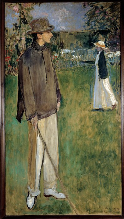 Portræt af Jean Cocteau (fransk digter og forfatter af Jacques Emile Blanche