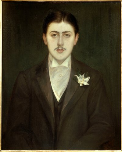 Portræt af Marcel Proust (1871-1922), fransk forfatter. Maleri af Jacques Emile (Jacques-Emile) Blanche (1861-1942). af Jacques Emile Blanche