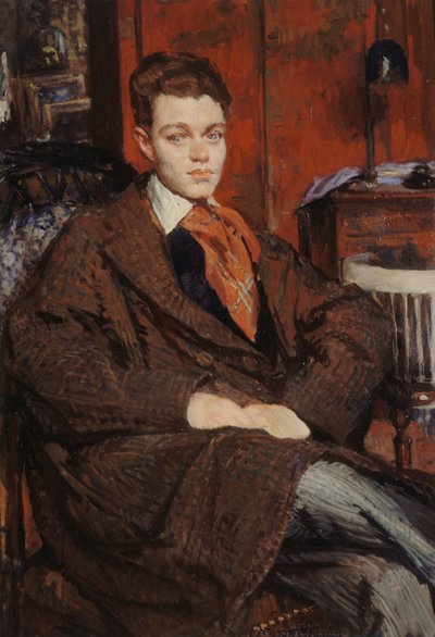 Portræt af René Crevel 1900-1935, 1928. af Jacques-Emile Blanche