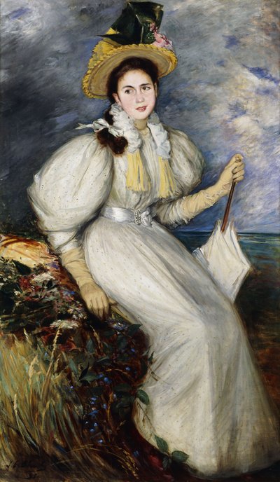 Portræt af en ung kvinde, 1895 af Jacques Emile Blanche