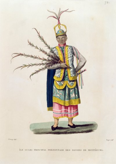 Island of Guam: Hovedperson fra Montezumas danse, fra 