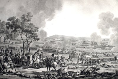 Slaget ved Wagram, 17. juli af Jacques Francois Joseph (after) Swebach