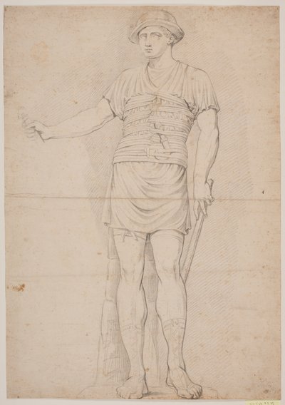 Stående kriger af Jacques Francois Joseph Saly