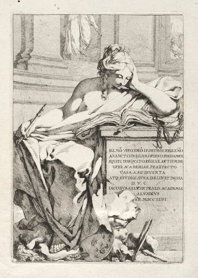 Suite af Vaser: Titelblad af Jacques François Saly