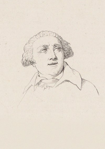 Portræt af Giovanni Paisiello 1740-1816. af Jacques Frémy