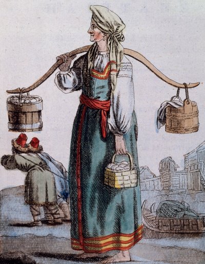 Æg sælger i St. Petersborg af Jacques Grasset de Saint-Sauveur