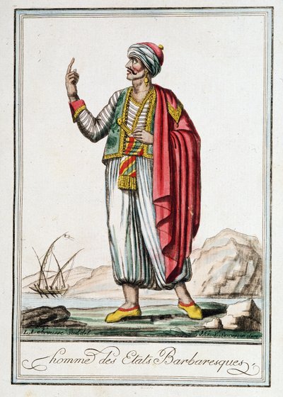 Man of the Barbarian States, "" Encyclopedia of Voyages"" af J. Grasset Saint-Sauveur (Saint Sauveur) af Jacques Grasset de Saint Sauveur