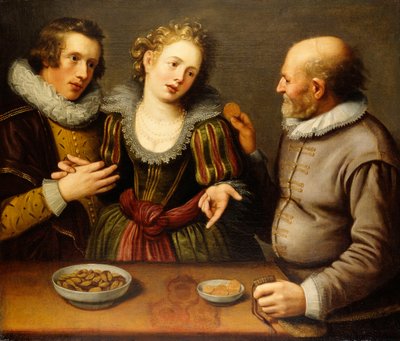 En allegori om ulige kærlighed af Jacques II de Gheyn
