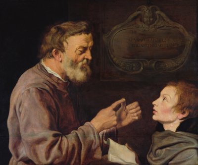 Mester og Elev af Jacques II de Gheyn