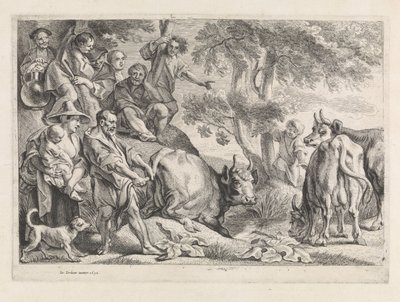 Hercules en Cacus af Jacques Jordaens