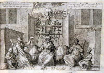 Graveret illustration fra det 17. århundrede fra en samling ordsprog. Paris 1657-1663. Af Jacques Lagniet (1620-1675). Fransk kobberstikker. Fra ham stammer mange samfundskritiske stik og hånlige billeder som hans til tider groteske og fantastiske illustra af Jacques Lagniet