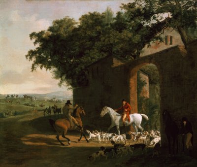 På vej ud på jagt af Jacques Laurent Agasse