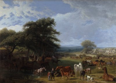 Lord Rivers Stud Farm, Stratfield Saye af Jacques Laurent Agasse