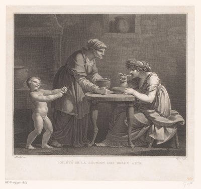 Hån af Ceres La Vengeance de Ceres af Jacques Louis Copia