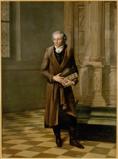 Alexandre Lenoir, grundlægger af Musee des Monuments Francais (maleri på lærred) af Jacques Louis David