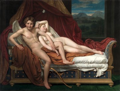 Amor og Psyche af Jacques Louis David